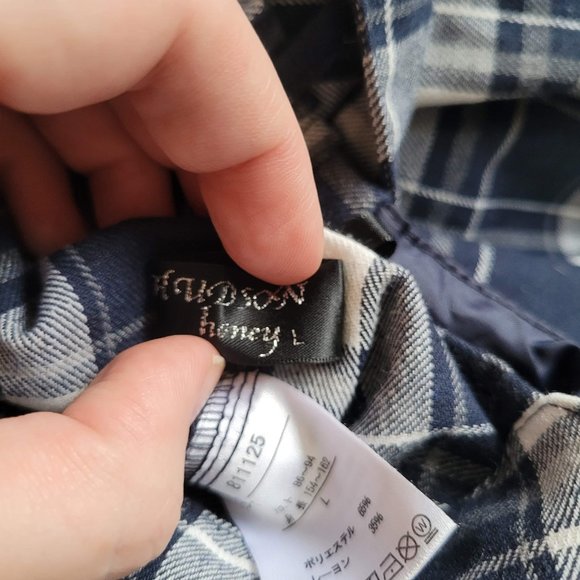 Tapered Spaghetti Strap Flannel Overalls High Rise Suspender Pinafore Pants - Picture 4 of 8